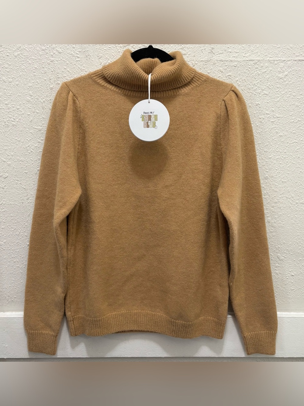 PRINCESS POLLY Recycled Fibers Larissa Sweater in Light Brown NWT XS/S